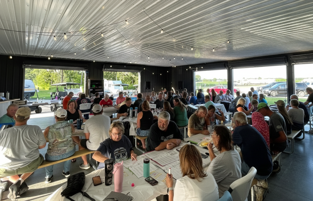 Community gathering at Lake Mattoon